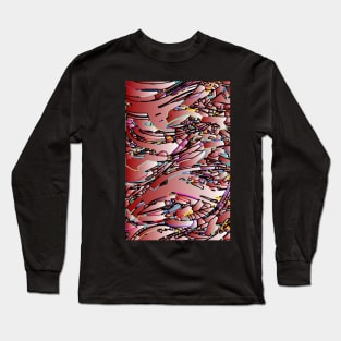 Grafititee 083 Abstract Art Pattern Design Long Sleeve T-Shirt